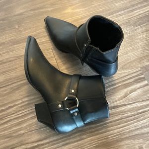 ASOS mid-heel leather boots